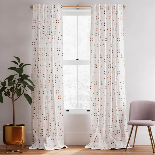 West Elm Maze Diamond Curtain (Set of 2