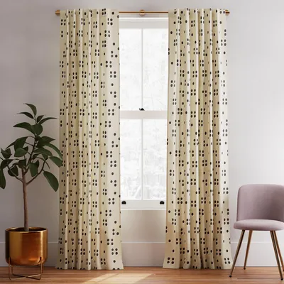 Shadow Dots Curtain (Set of 2