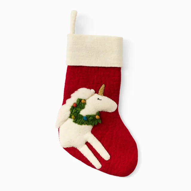 West Elm Felt Christmas Stockings, West Elm