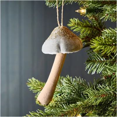 Felt Mushroom Ornament | West Elm
