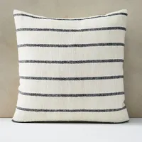 Cotton Silk Simple Stripe Pillow Cover | West Elm