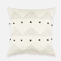 Anchal Project Triangle Stitch Throw Pillow | West Elm