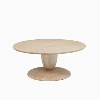 Winona Round Pedestal Coffee Table | Modern Living Room Furniture | West Elm