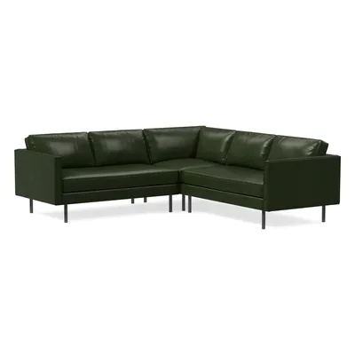 Axel Leather L-Shaped Sectional | Sofa With Chaise West Elm