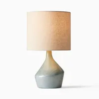 Asymmetry Ceramic Table Lamp | Modern Light Fixtures West Elm