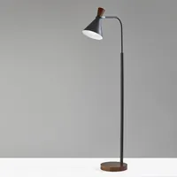 Walnut LED Task Floor Lamp | West Elm