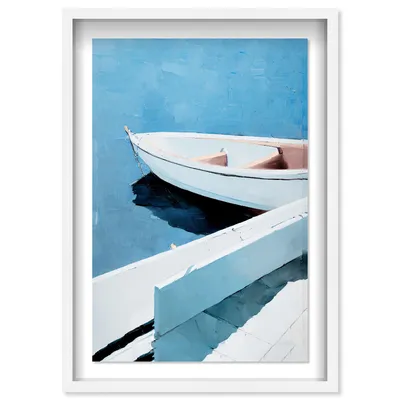 Seaport Boat Framed Shadowbox Wall Art | West Elm