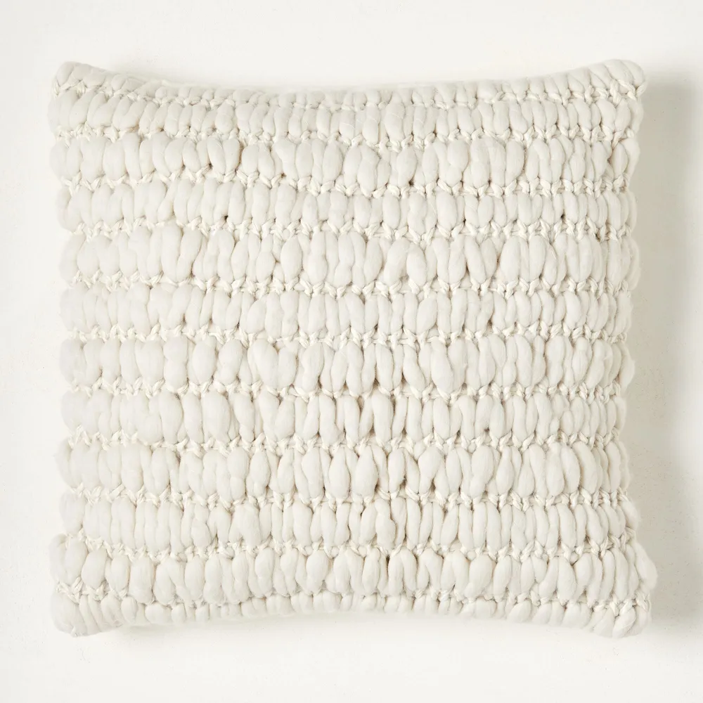 Winter White Pillow Cover & Throw Set | West Elm