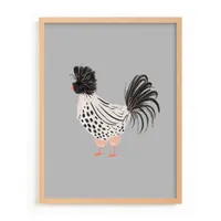 Spotted Hen Framed Wall Art by Minted for West Elm Kids |