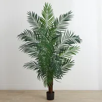 Faux Potted Areca Palm Tree | West Elm