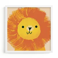King of the Jungle Framed Wall Art by Minted for West Elm Kids |