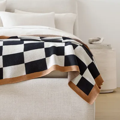 Krista Marie Young River Knit Blanket | West Elm