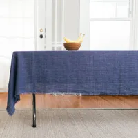 Creative Women Stone Washed Linen Tablecloth Collection | West Elm