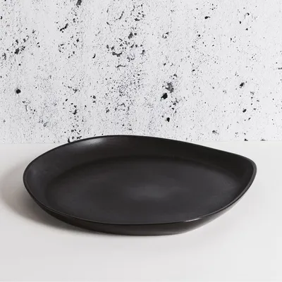 Gharyan Stoneware Round Serving Platter | West Elm