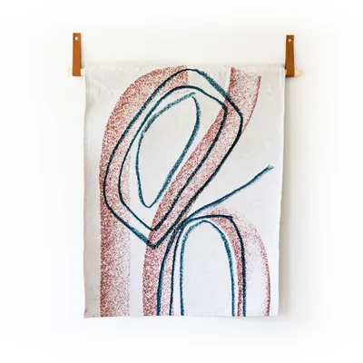 K-apostrophe Topographic Woven Tapestry  | West Elm