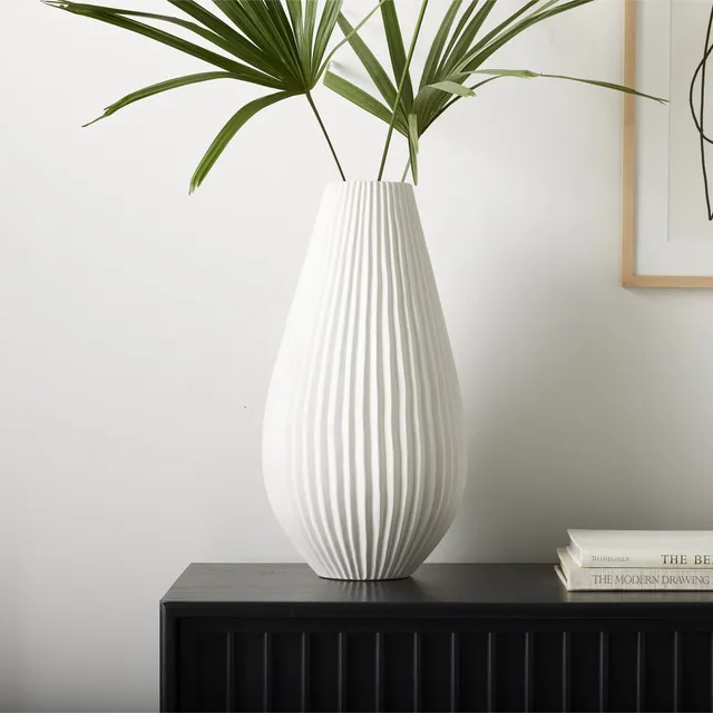 TEXTURED CERAMIC VASE