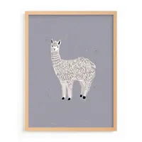 Sunshine Alpaca Framed Wall Art by Minted for West Elm Kids |