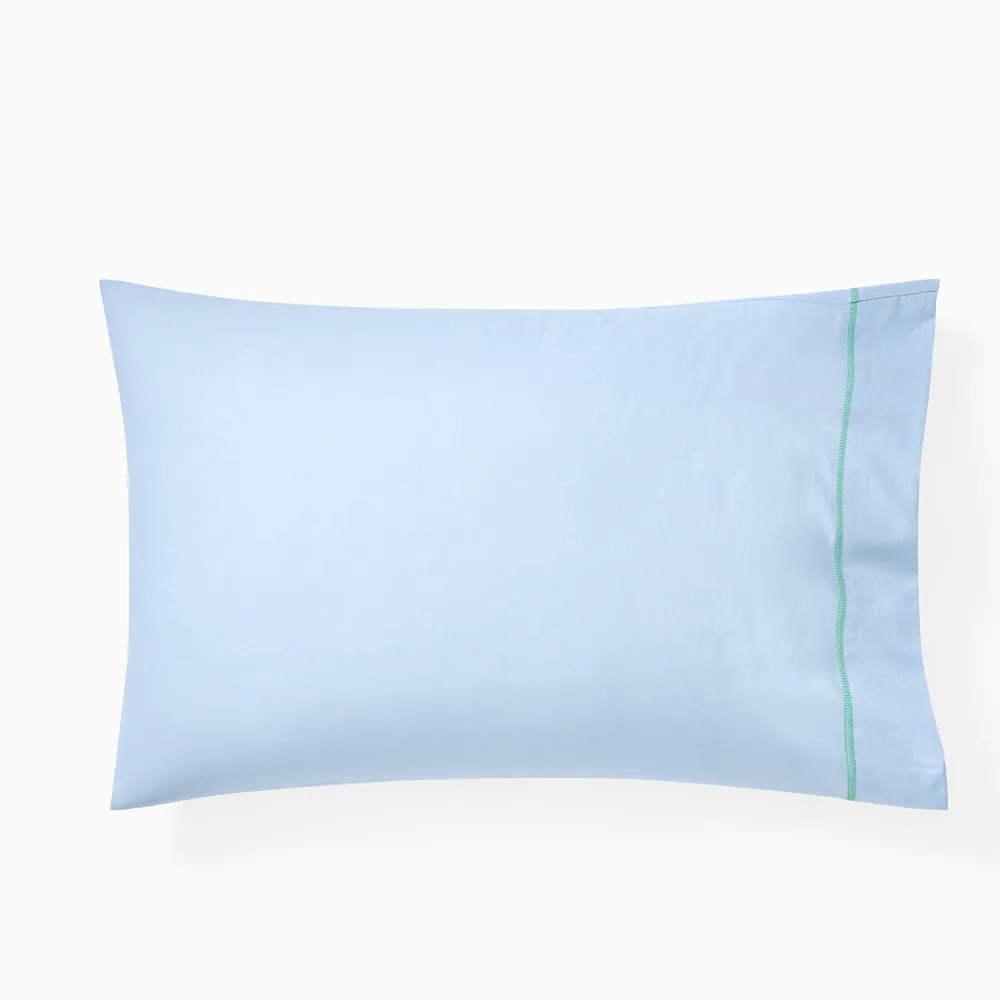 Soft Cotton Percale Pillowcase Set | West Elm