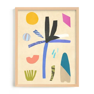 Over the Ocean Framed Wall Art by Minted for West Elm Kids |