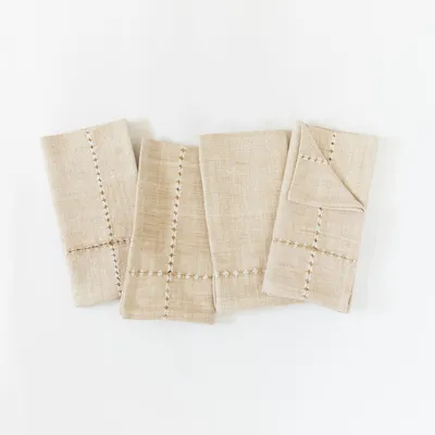 Creative Women Pulled Handwoven Cotton Napkins (Set of 4) | West Elm