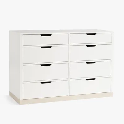 Rhys 8-Drawer Dresser (52") - White | West Elm