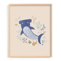 Sharky Cute Framed Wall Art by Minted for West Elm Kids |