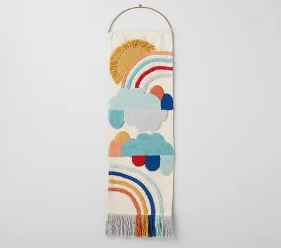 Rainbow Woven Tapestry - Multi | West Elm