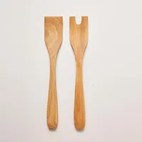 Farmhouse Pottery Crafted Salad Servers | West Elm