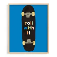 Roll With It Framed Wall Art by Minted for West Elm Kids |