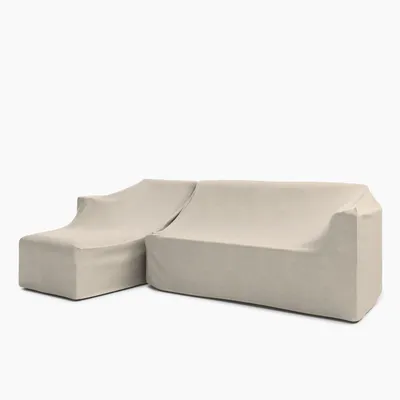 Porto Outdoor 2-Piece Chaise Sectional Protective Cover | West Elm