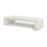 Concrete Waterfall Rectangle Coffee Table | Modern Living Room Furniture West Elm
