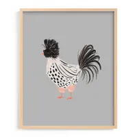 Spotted Hen Framed Wall Art by Minted for West Elm Kids |