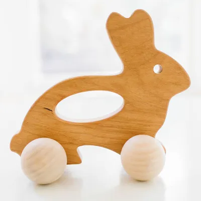 Bannor Toys Bunny Push Toy | West Elm