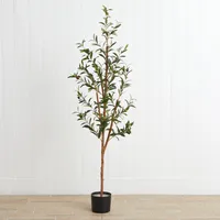 Faux Potted Olive Tree | West Elm
