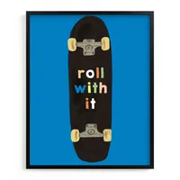 Roll With It Framed Wall Art by Minted for West Elm Kids |