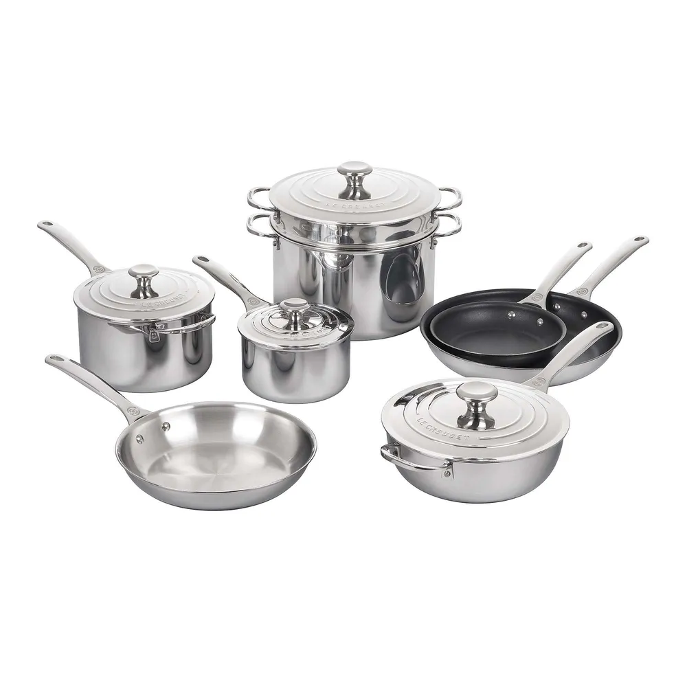 Le Creuset Stainless Steel Cookware (Set of 12) | West Elm
