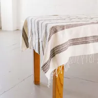 Creative Women Aden Handwoven Cotton Tablecloth Collection | West Elm