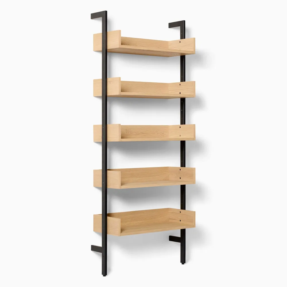 Mid-Century Modular 3-Tier Wide Shelf