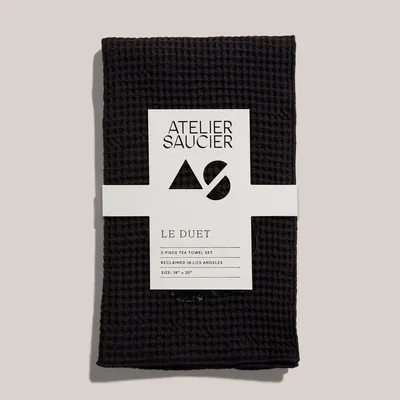 Atelier Saucier C'est La View Tea Towels (Set of 2) | West Elm