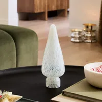 St. Jude Foundations Glass Tabletop Trees - Milk | West Elm