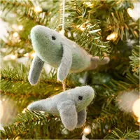 Baby's First Holiday Felt Kangaroo Ornament | West Elm