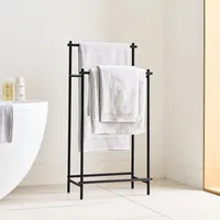 Modern Overhang Freestanding Towel Rack | West Elm