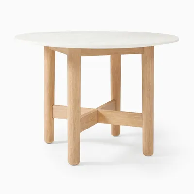 Hargrove Round Marble Dining Table (48", 60") | West Elm