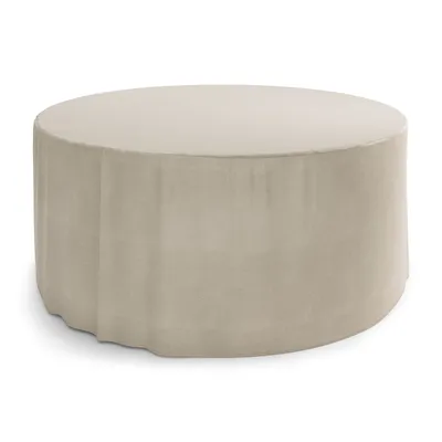 Portside Outdoor Round Expandable Dining Table Protective Cover | West Elm
