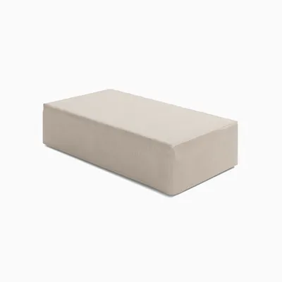Portside Outdoor Grand Ottoman Protective Cover | West Elm