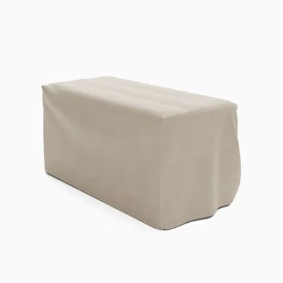 Coastal Outdoor Ottoman Protective Cover | West Elm