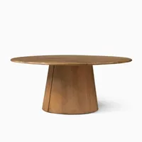 Anton Round Pedestal Dining Table (44", 48", 60", 72") | West Elm