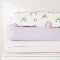 Rainbows Crib Fitted Sheet Bundle | West Elm