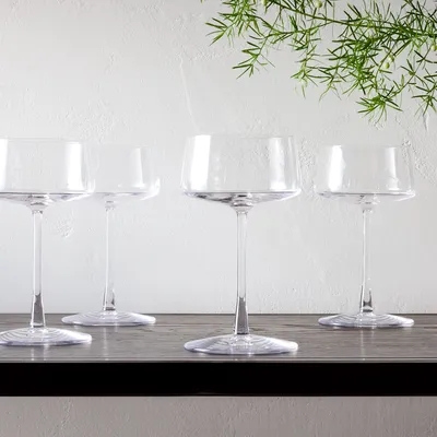 Horizon Lead-Free Crystal Champagne Coupe Sets | West Elm