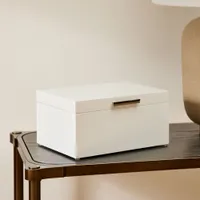 Mid-Century White Lacquer Jewelry Boxes | West Elm